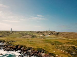 Cape Wickham 16th Aerial Shore